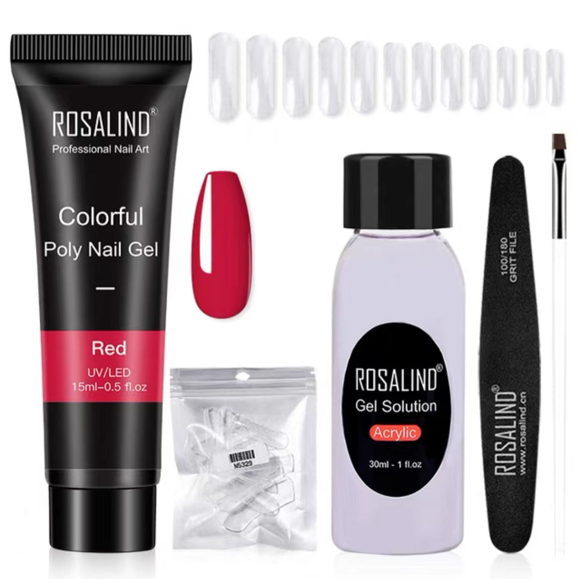 Extension Gel Polish Kit For Manicure Poly Nail Gel Set For