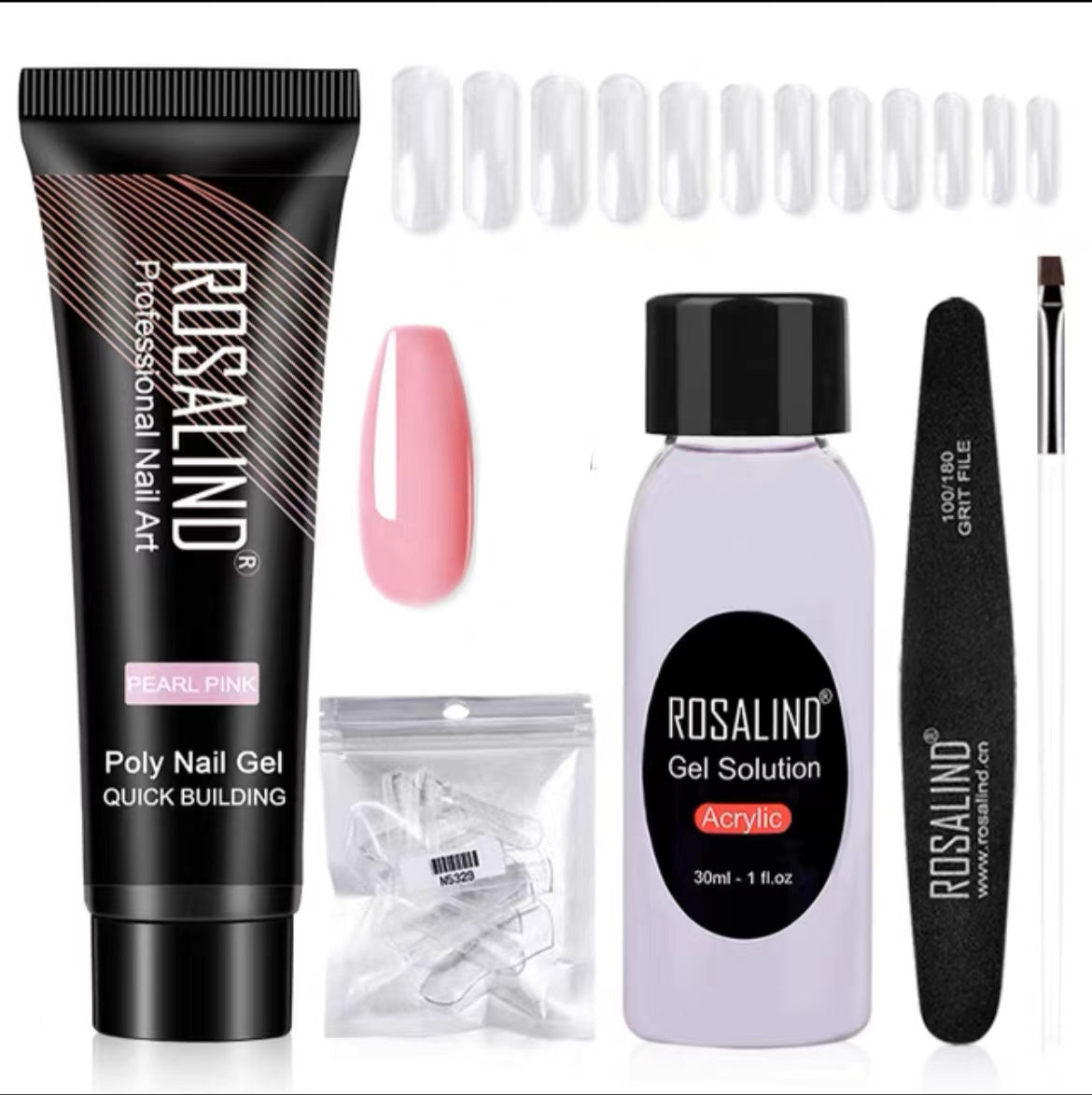 Extension Gel Polish Kit For Manicure Poly Nail Gel Set For