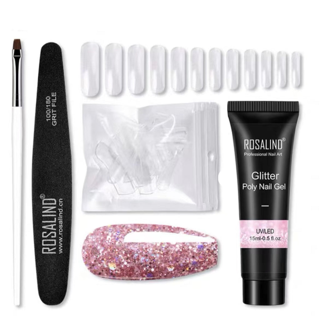 Extension Gel Polish Kit For Manicure Poly Nail Gel Set For