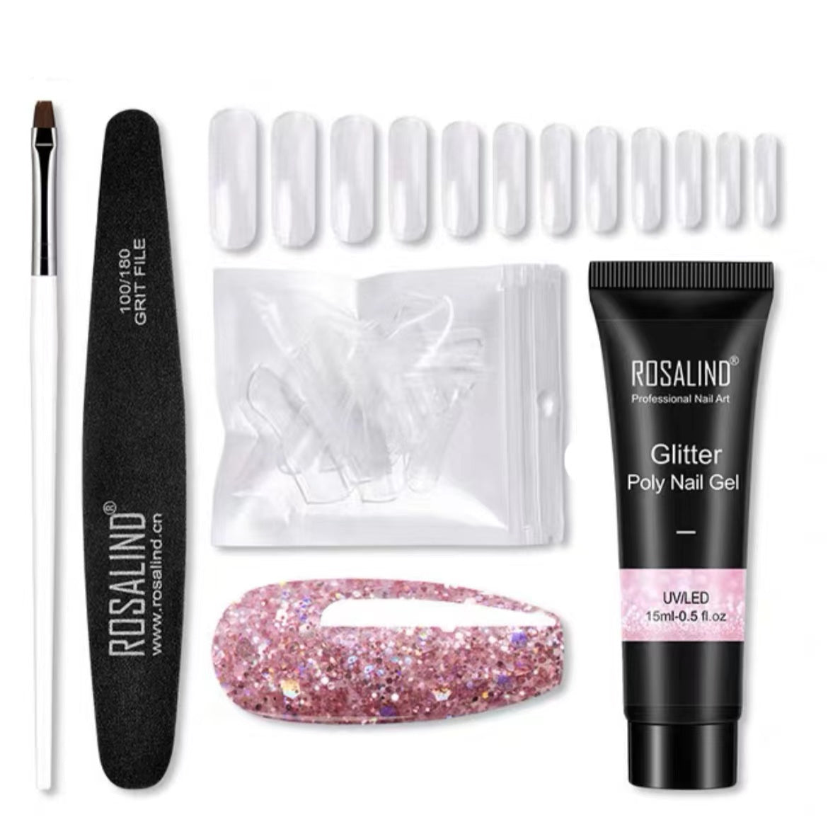Extension Gel Polish Kit For Manicure Poly Nail Gel Set For