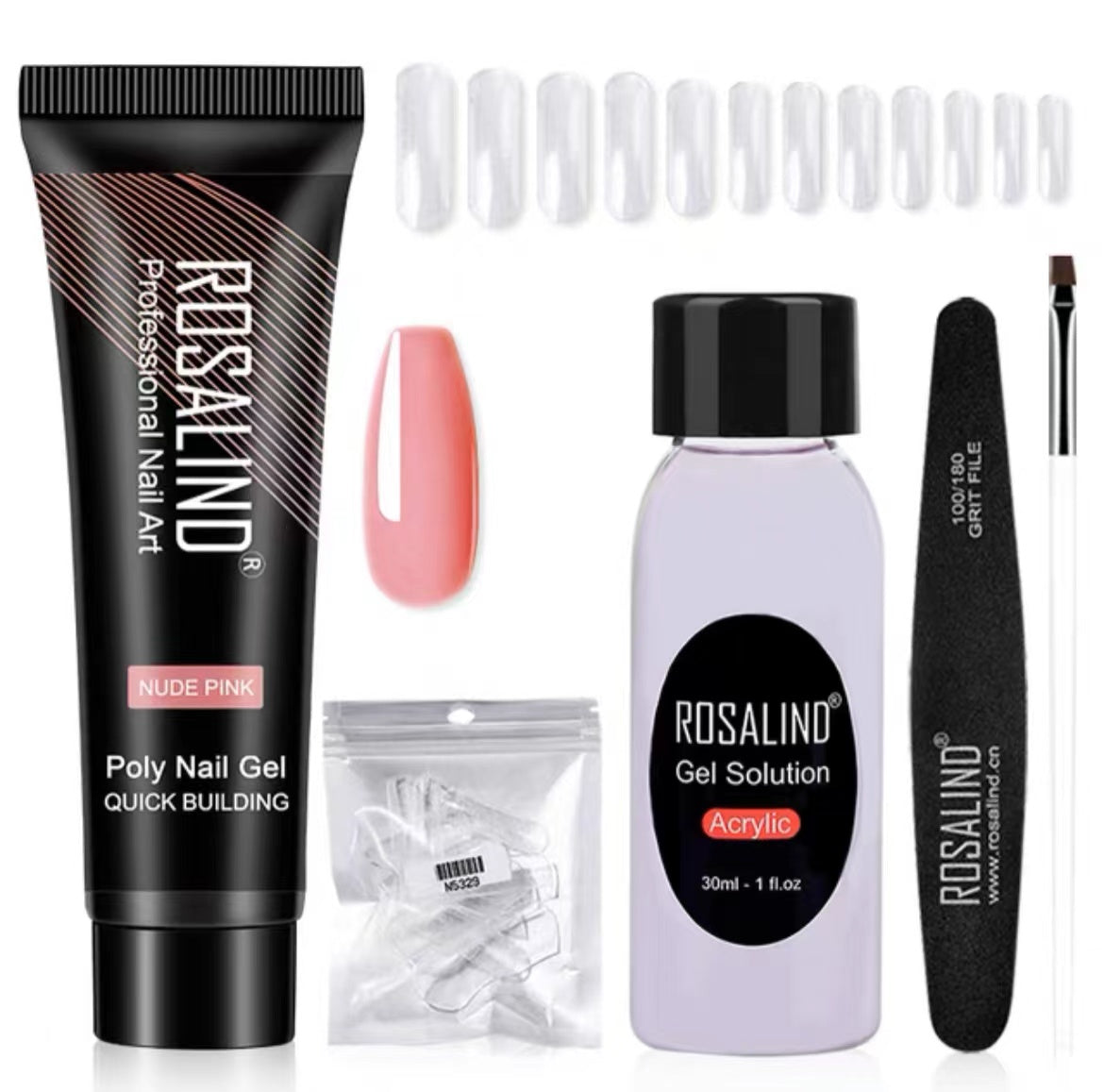 Extension Gel Polish Kit For Manicure Poly Nail Gel Set For